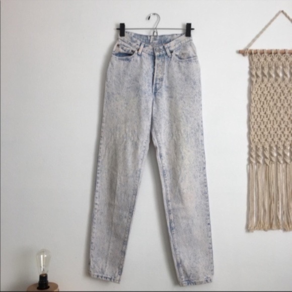Rare Vintage Acid Wash Levi’s 501 Jeans